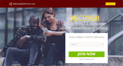 Desktop Screenshot of interracialmatcher.com